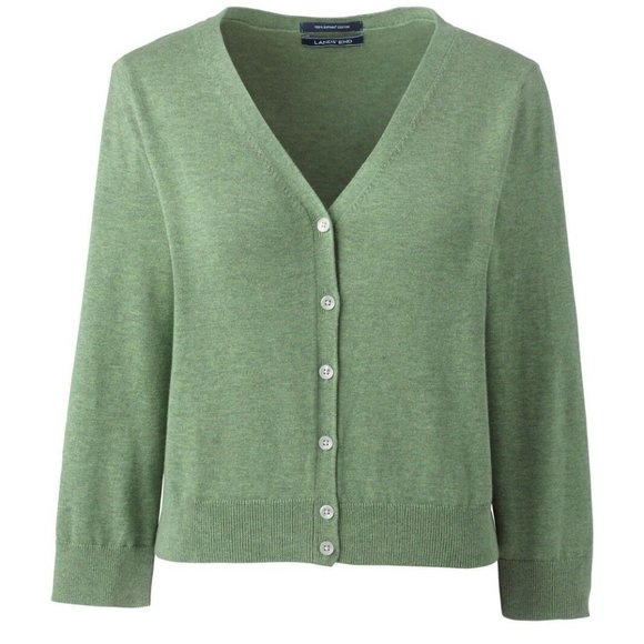 lands end dress cardigan